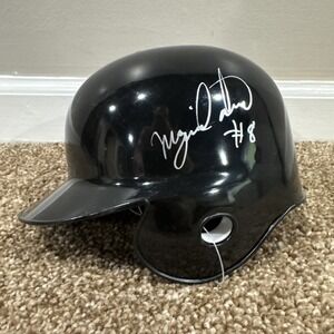 Miguel Olivo Chicago White Sox Signed Autographed Riddell Mini Helmet Baseball